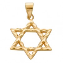 Textured Star of David Pendant